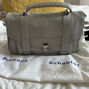 Proenza Schouler PS1 medium Pale Steel